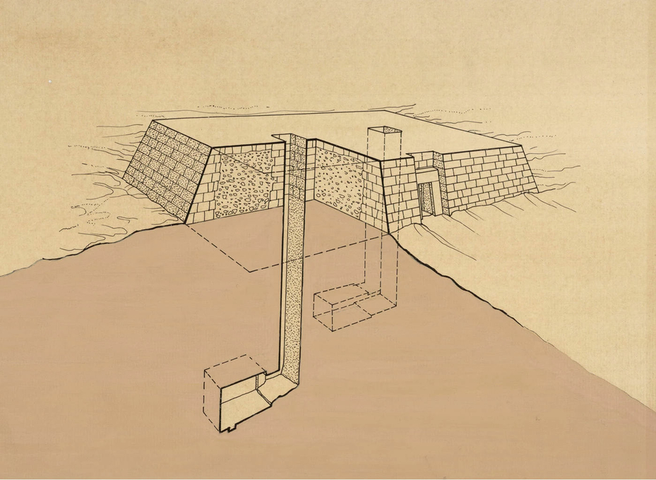 Structure Mastaba Ancient Egyptian Tomb Jean Claude Golvin